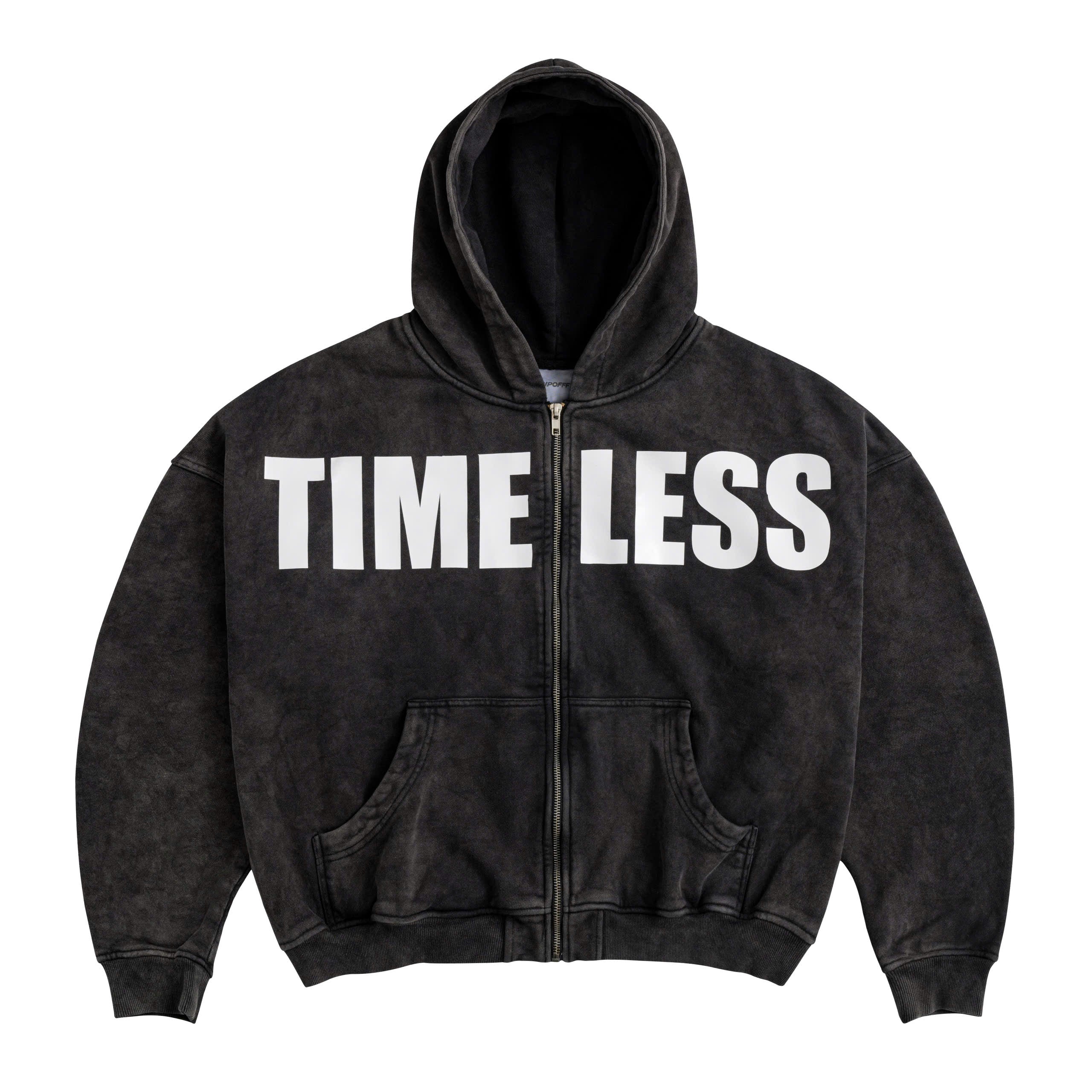 Timeless Washed Zipped Hoodie